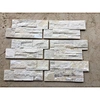 Natural White Quartzite Stacked Stone Panels Wall Cladding China